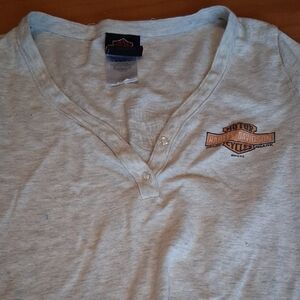 Harley-Davidson Light Gray Men's Tee